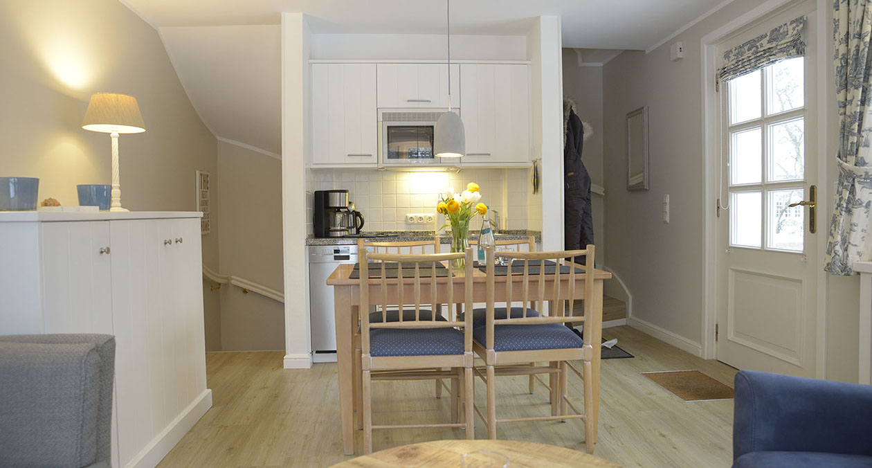 Küche Apartment Coquette auf Sylt, Keitum