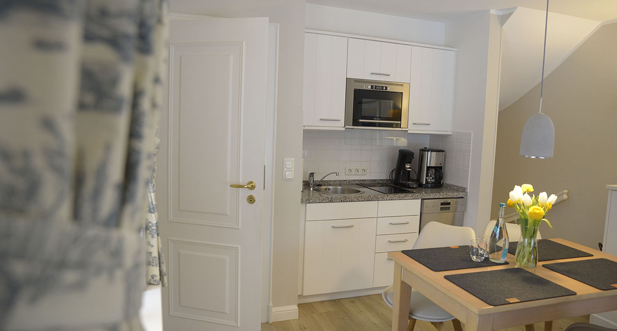 Küche Apartment Durango auf Sylt, Keitum