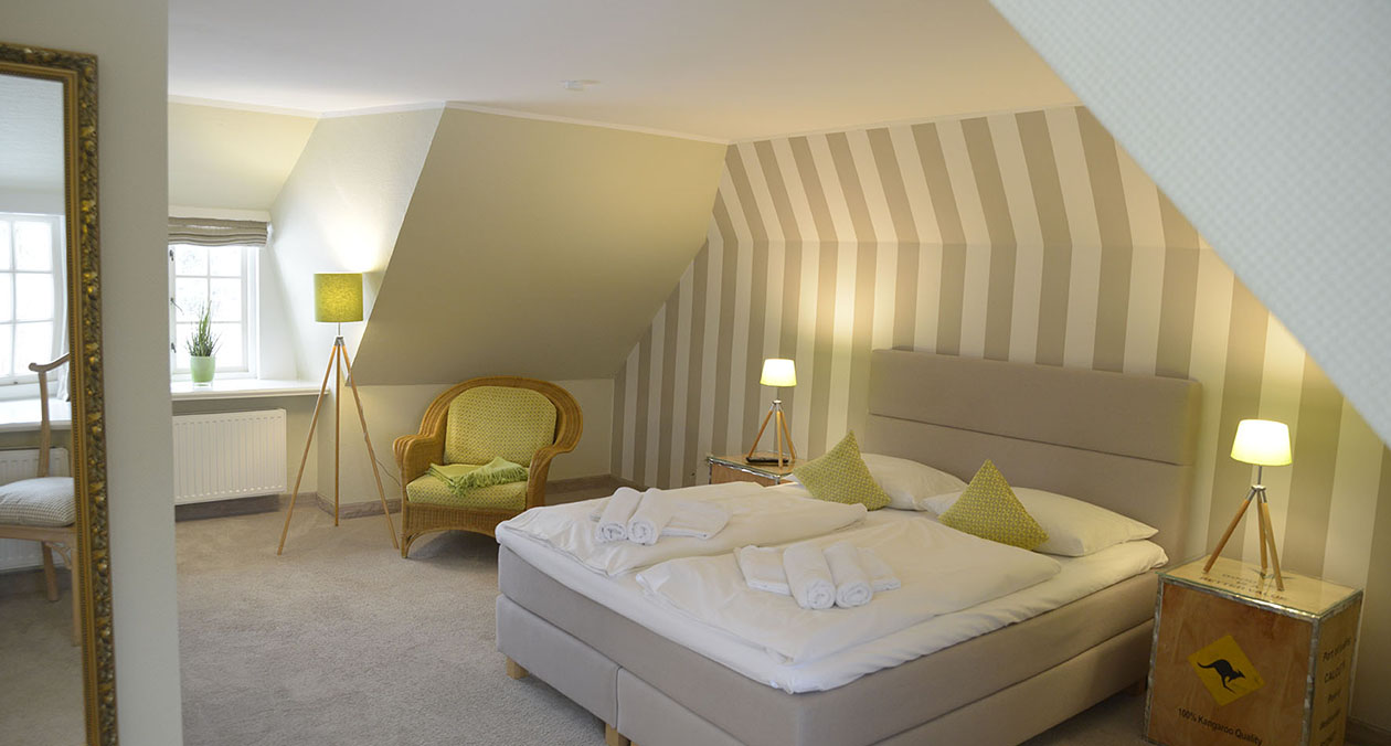 Schlafzimmer 2 Apartment Heinrich auf Sylt, Keitum