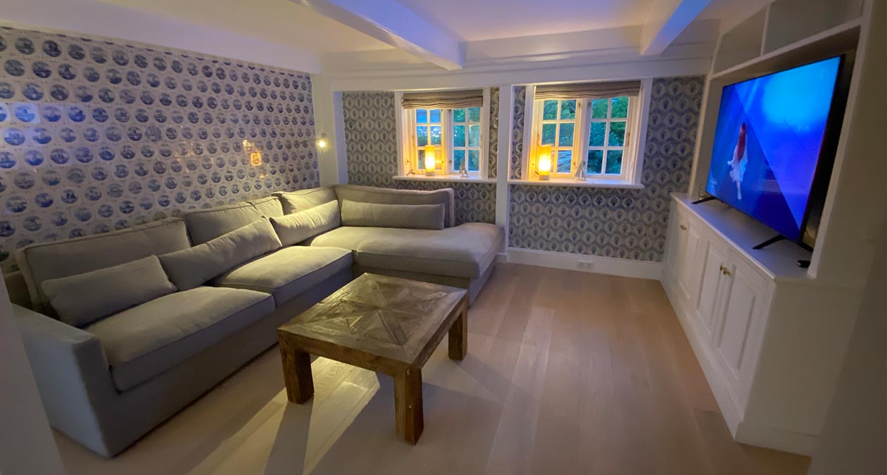 Wohnzimmer Apartment Victoria auf Sylt, Keitum