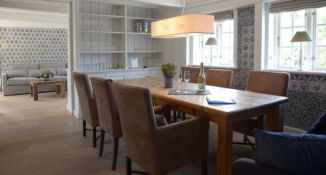Esszimmer Apartment Victoria auf Sylt, Keitum